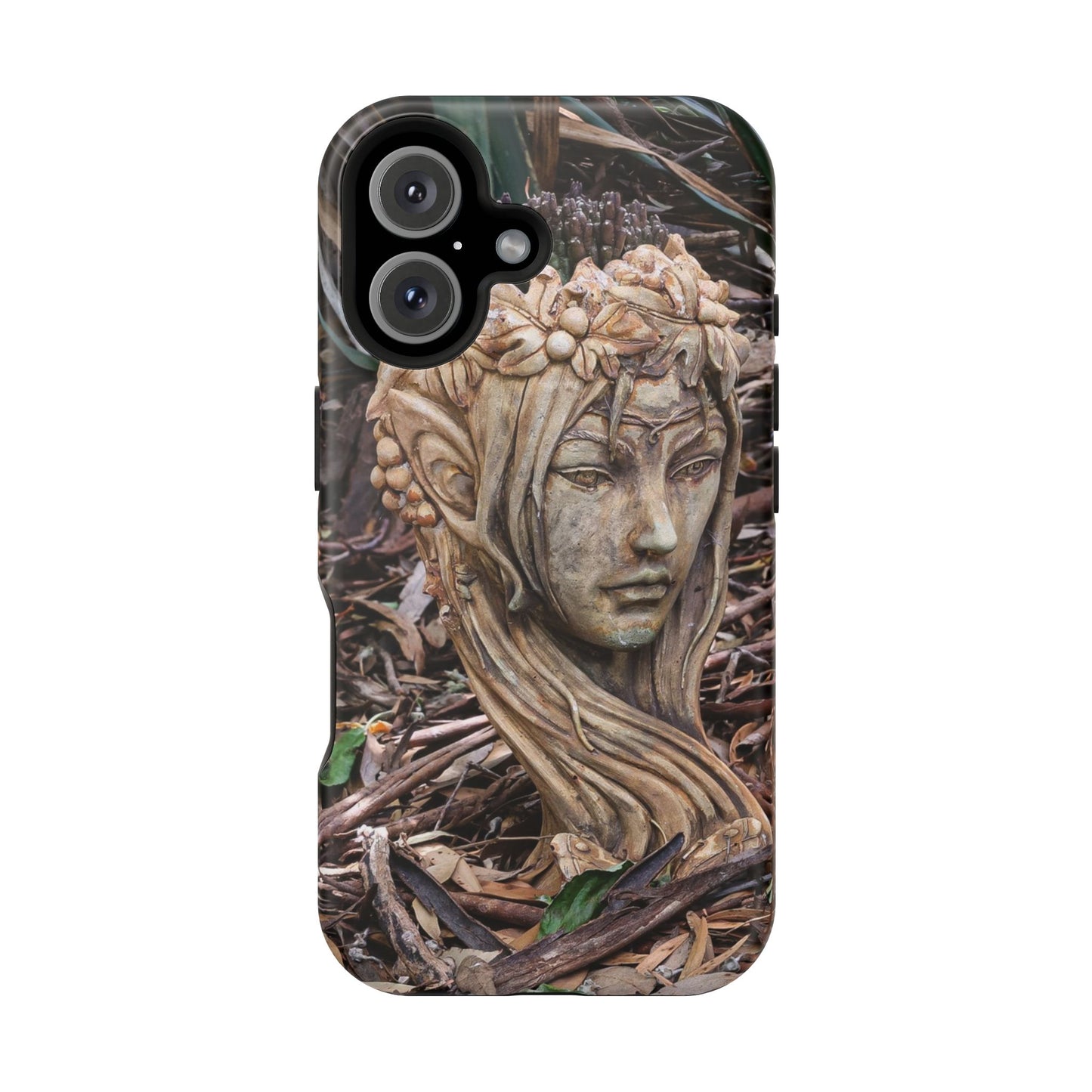 Magsafe® Compatible Tough Cases - Elven Lady Statue iPhone 16 Matte