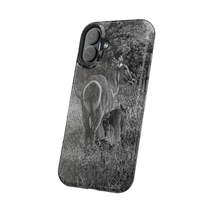 Waterbuck Baby Animal Phone Case - Magsafe B&W