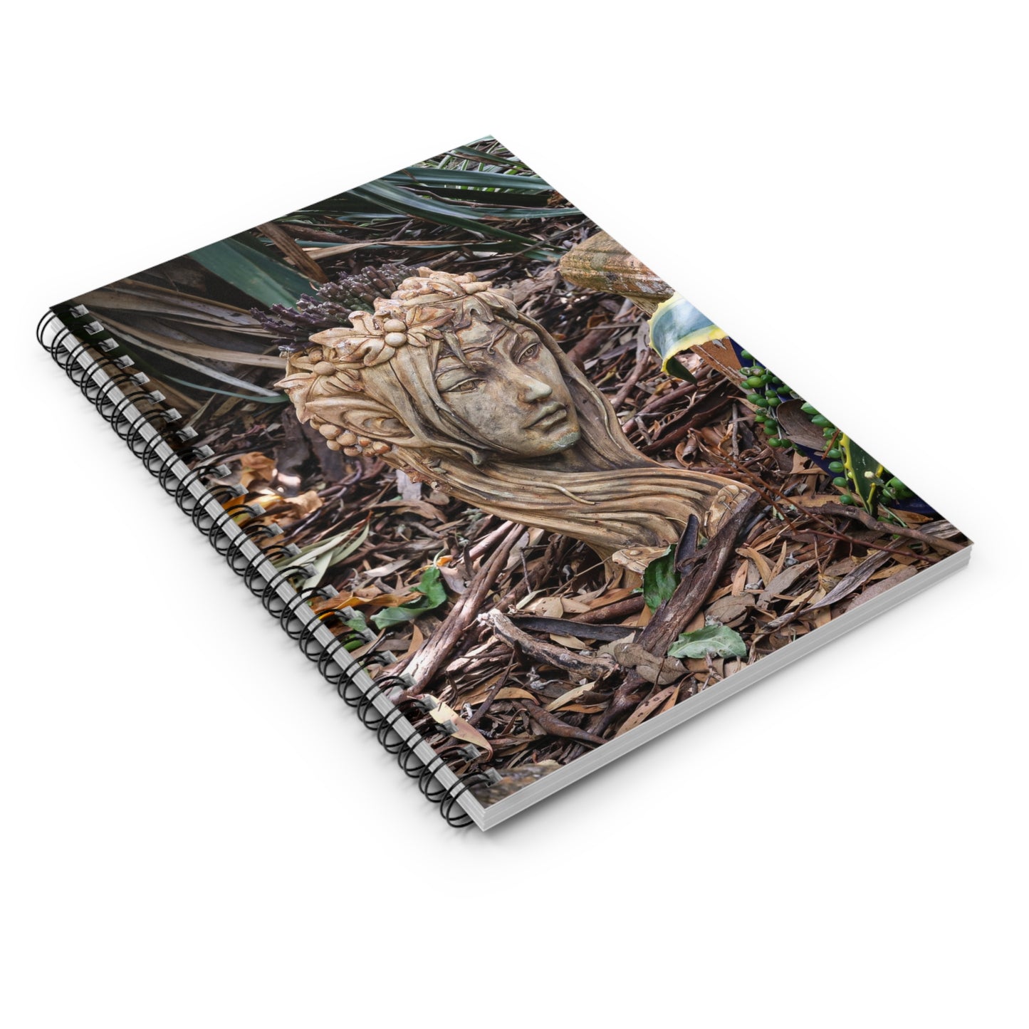 Spiral Notebook - Ruled Line - Elven Lady Statue