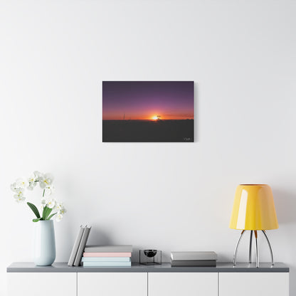 Matte Canvas, Stretched, 1.25" - Purple Sunset