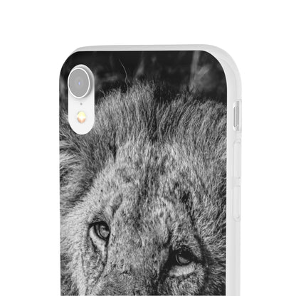 Flexible Lion Phone Cases B&W