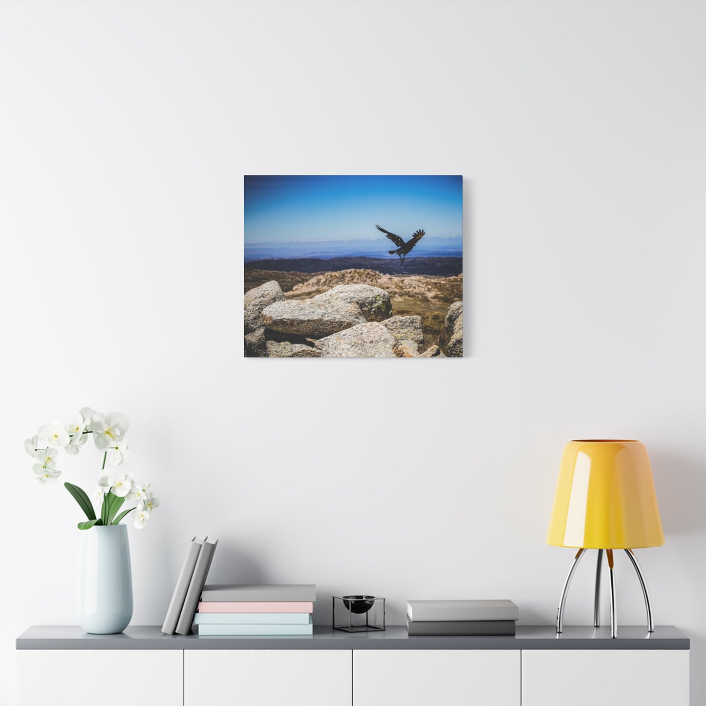 Little Raven Mt Kosciuszko Canvas Print