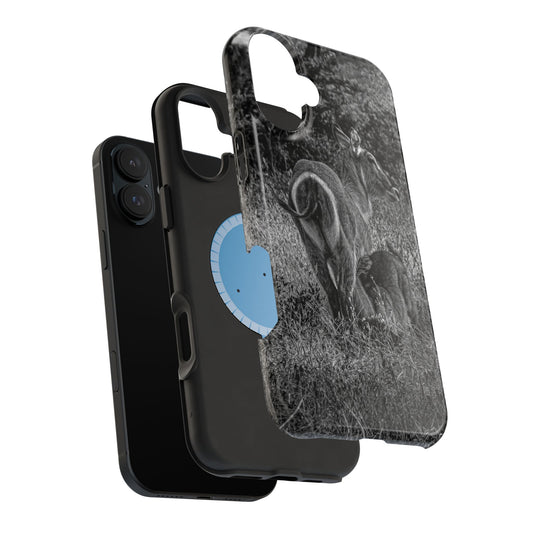 Waterbuck Baby Animal Phone Case - Magsafe B&W iPhone 16 Plus Glossy