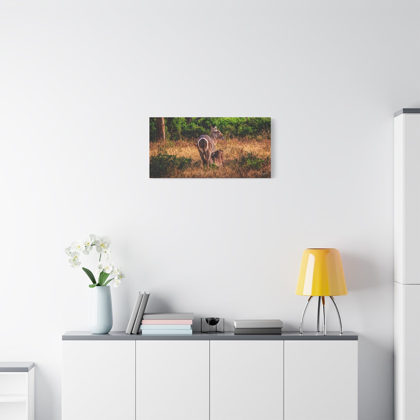 Waterbuck Nature Prints Matte Canvas