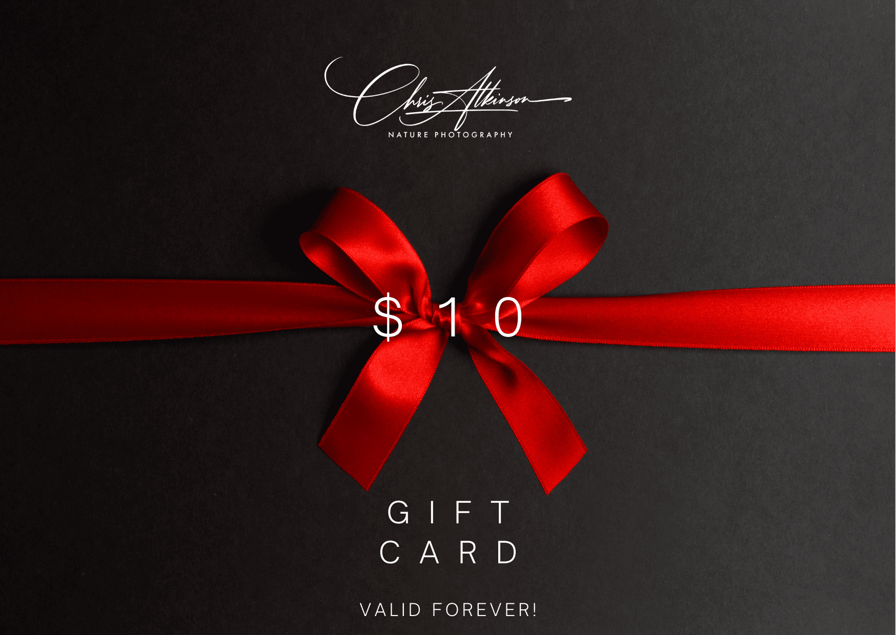 The Nature Photos Gift Card $10.00